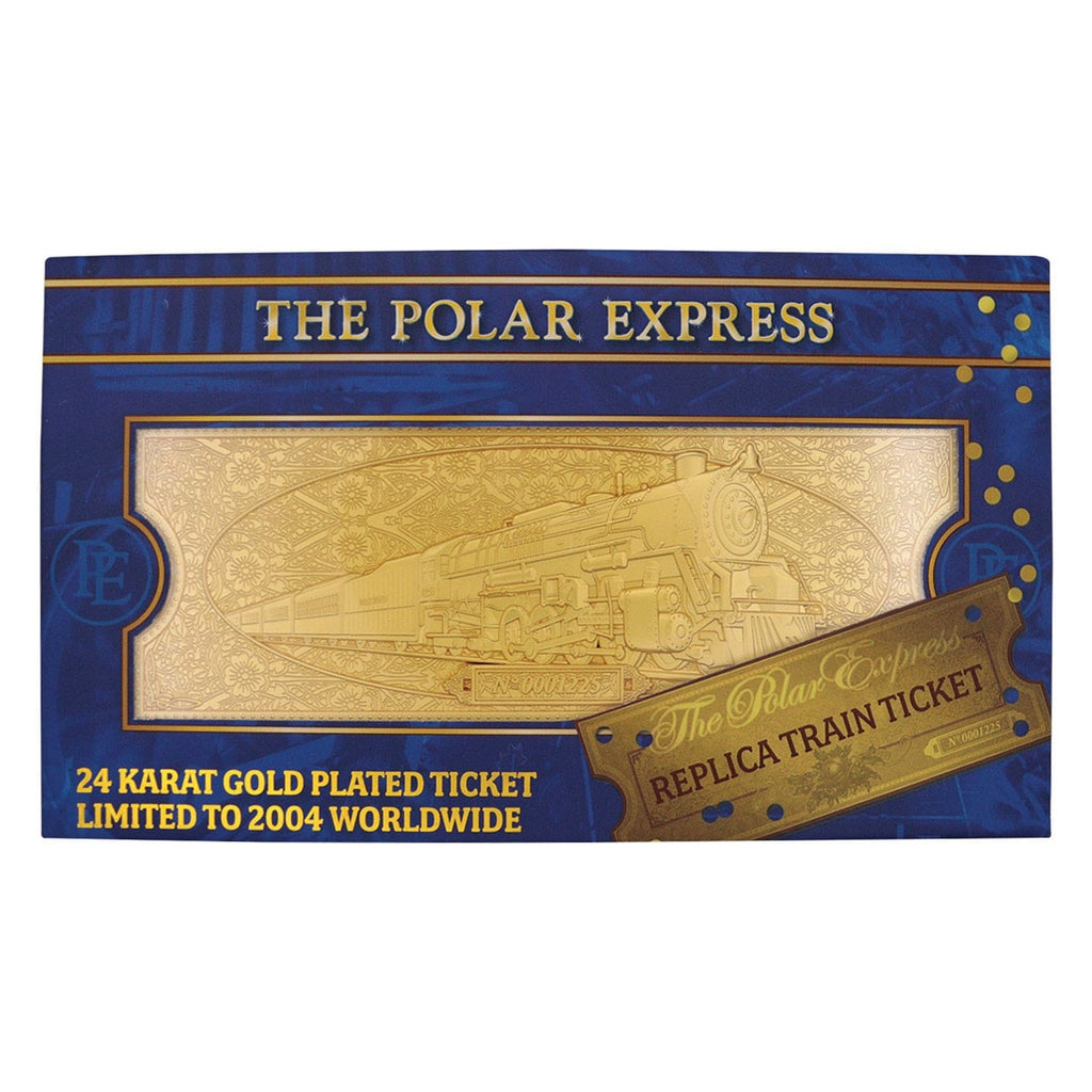 Product image The Polar Express Replica Train Ticket 24k Gold Plated Limited Edition