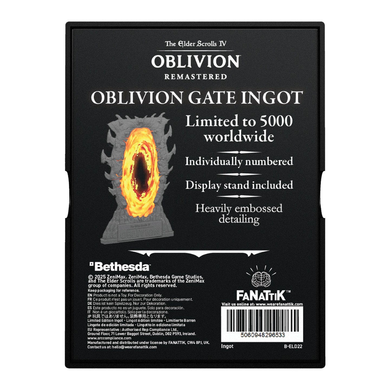 Product image The Elder Scrolls IV: Oblivion Metal Bar Gates