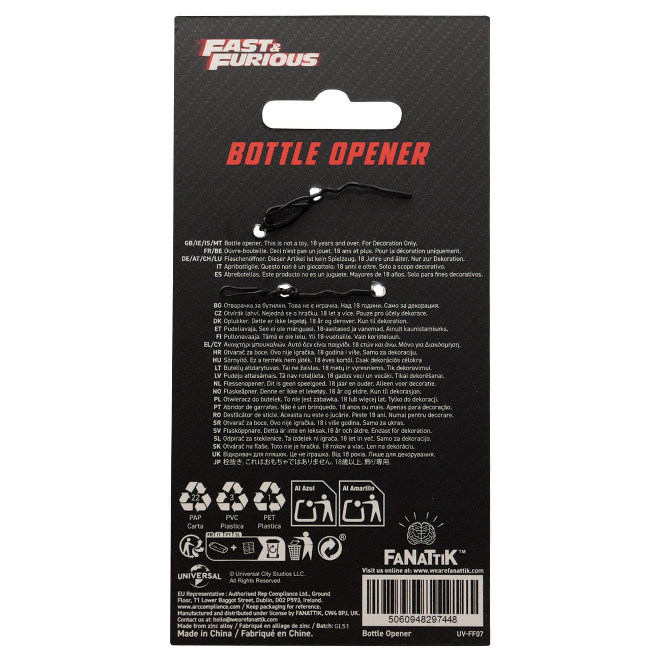 Product image Fast & Furious Bottle Opener Wrench