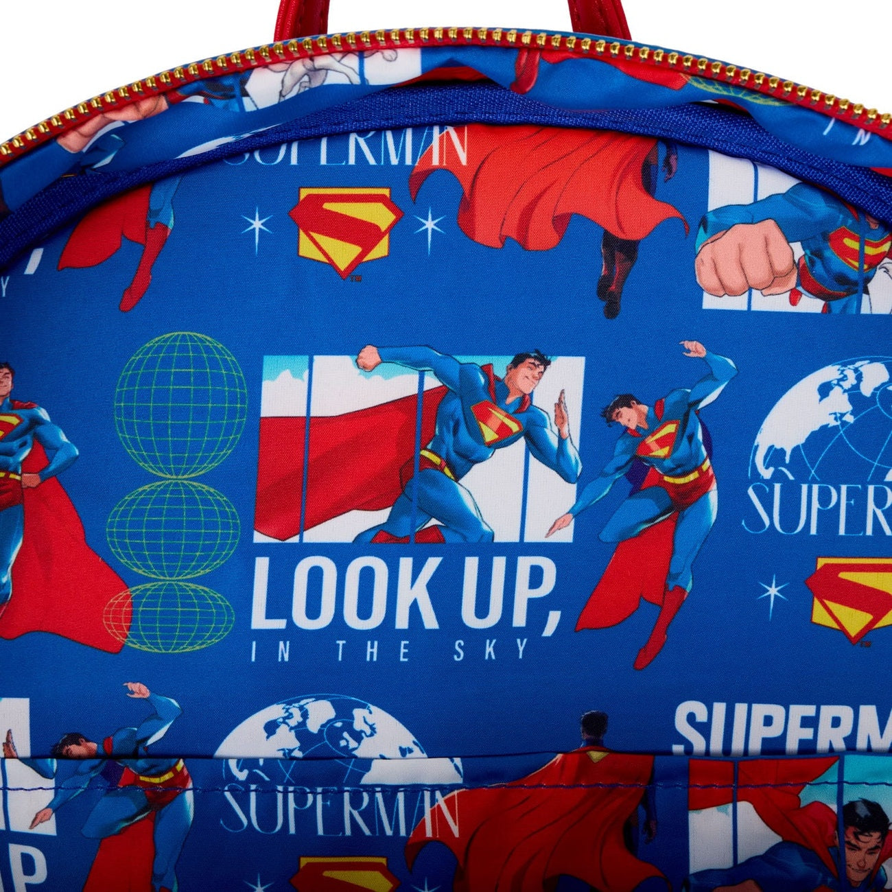 Product image Warner Bros by Loungefly Full-Size Backpack Superman