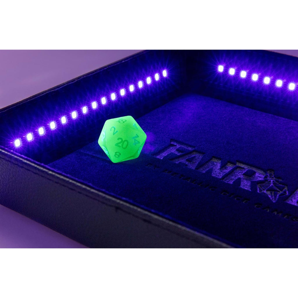 Product image FanRoll Shadowlight Foldable Blacklight Dice Tray Black