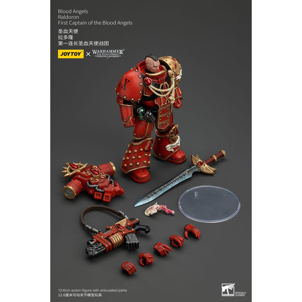 Product image Warhammer The Horus Heresy Action Figure 1/18 Blood Angels Raldoron First Captain of the Blood Angels 13 cm