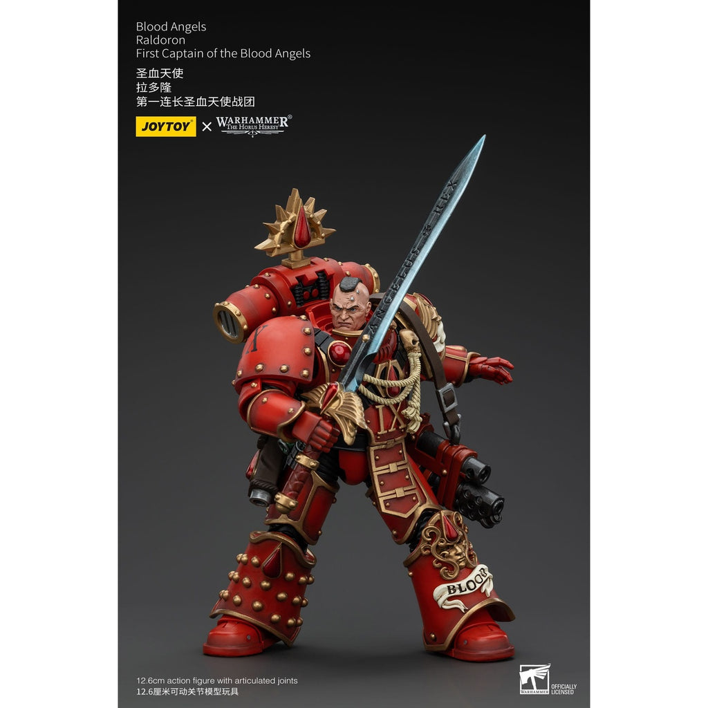 Product image Warhammer The Horus Heresy Action Figure 1/18 Blood Angels Raldoron First Captain of the Blood Angels 13 cm