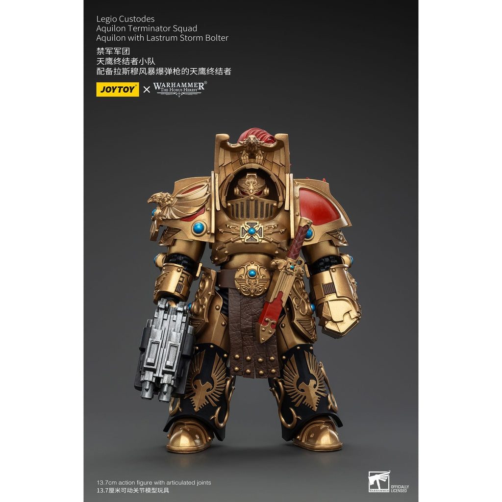 Product image Warhammer The Horus Heresy Action Figure 1/18 Legio Custodes Aquilon Terminator Squad Aquilon with Lastrum Storm Bolter 14