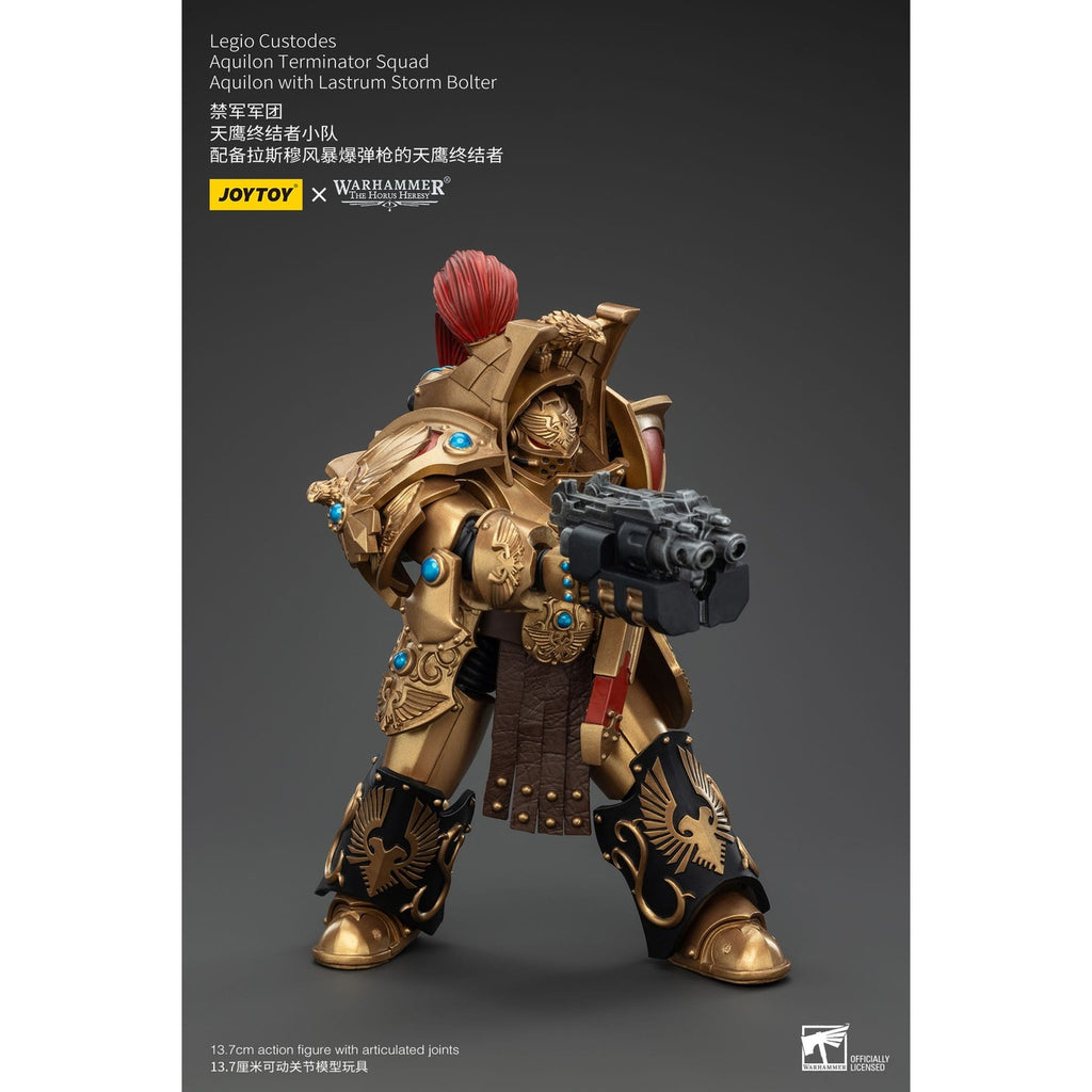 Product image Warhammer The Horus Heresy Action Figure 1/18 Legio Custodes Aquilon Terminator Squad Aquilon with Lastrum Storm Bolter 14