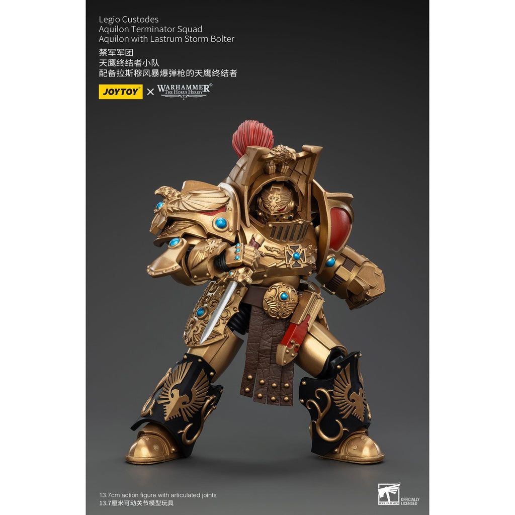 Product image Warhammer The Horus Heresy Action Figure 1/18 Legio Custodes Aquilon Terminator Squad Aquilon with Lastrum Storm Bolter 14