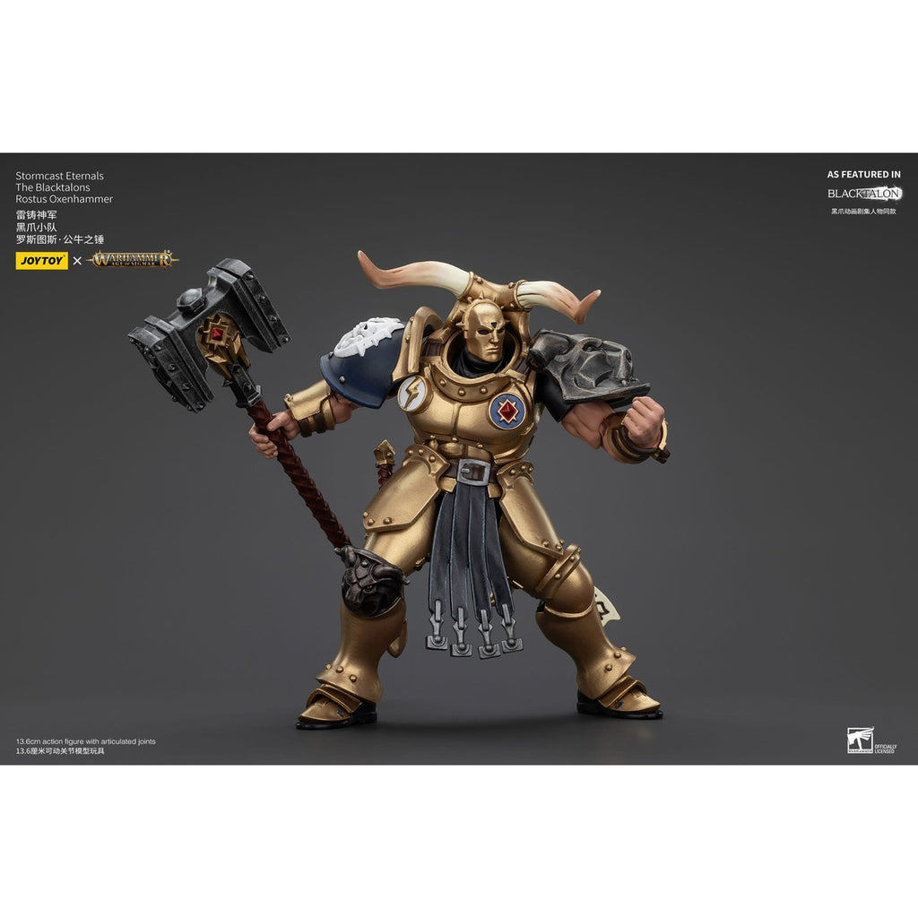 Product image Warhammer Age of Sigmar Action Figure Stormcast Eternals The Blacktalons Rostus Oxen Hammer 20 cm