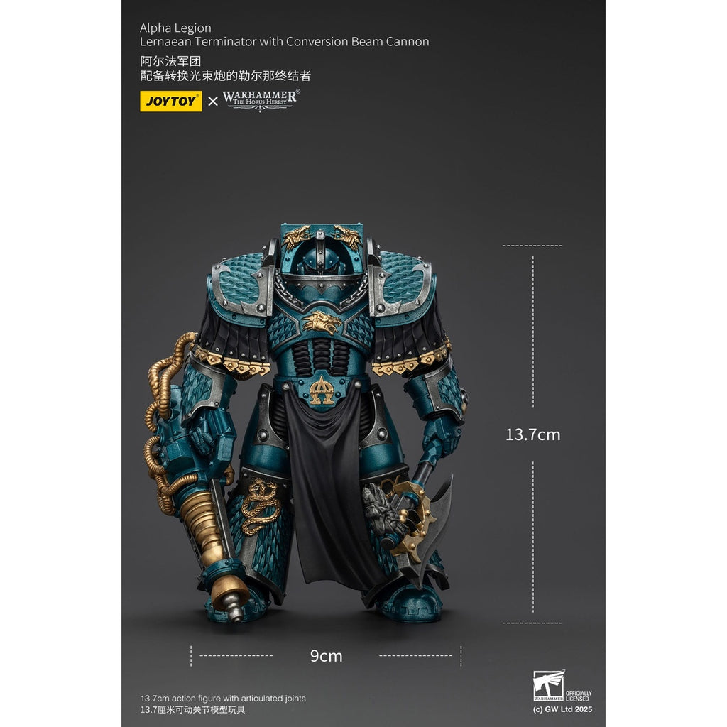 Product image Warhammer The Horus Heresy Action Figure Alpha Legion Lernaean Terminator with Conversion Beam Cannon 20 cm