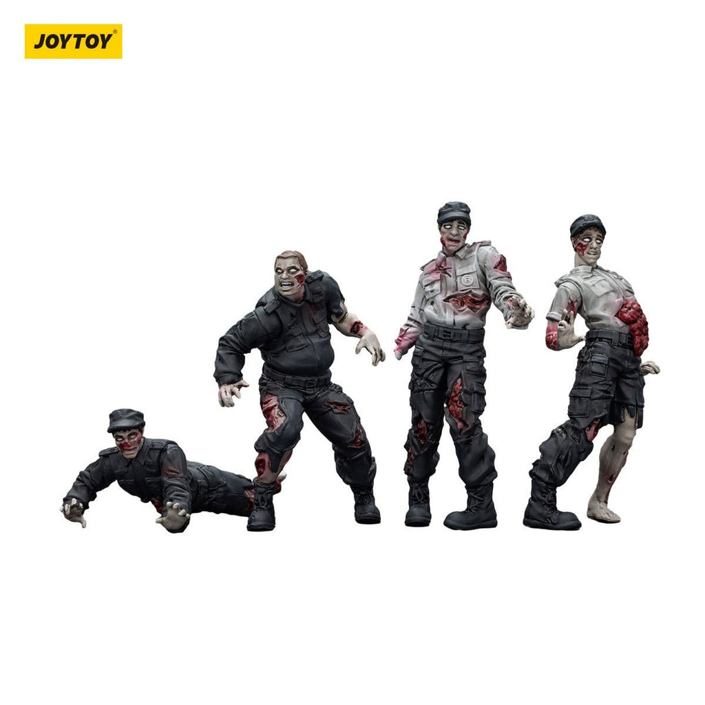 Product image Zombie Dark Source Action Figures 4-Pack Security Guards 8 cm