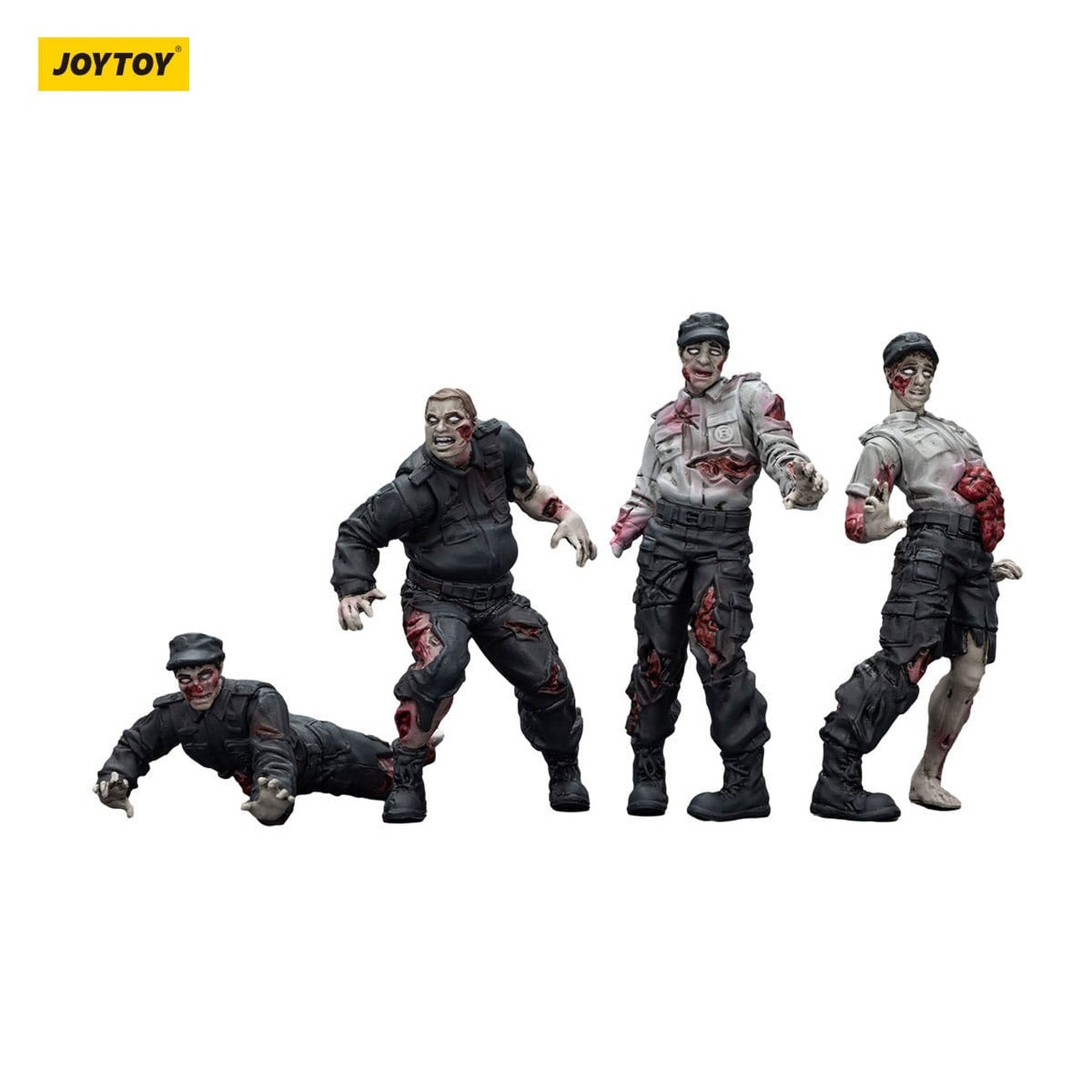 Product image Zombie Dark Source Action Figures 4-Pack Security Guards 8 cm