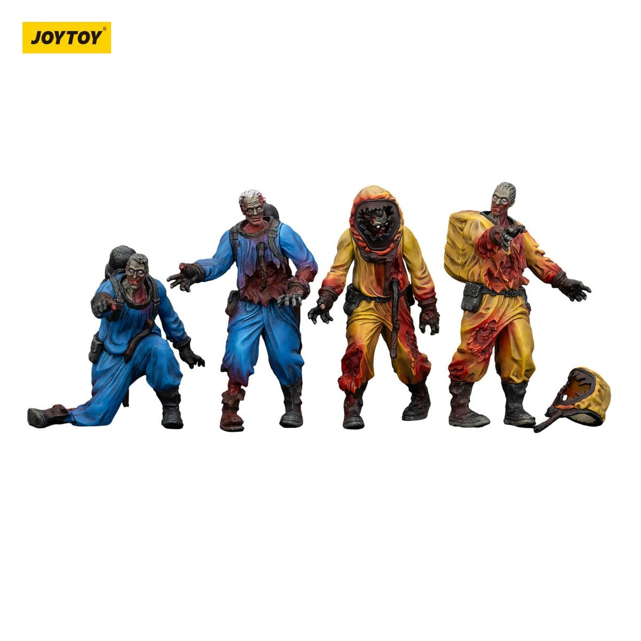 Product image Zombie Dark Source Action Figures 4-Pack Biochemical Lab Team 8 cm