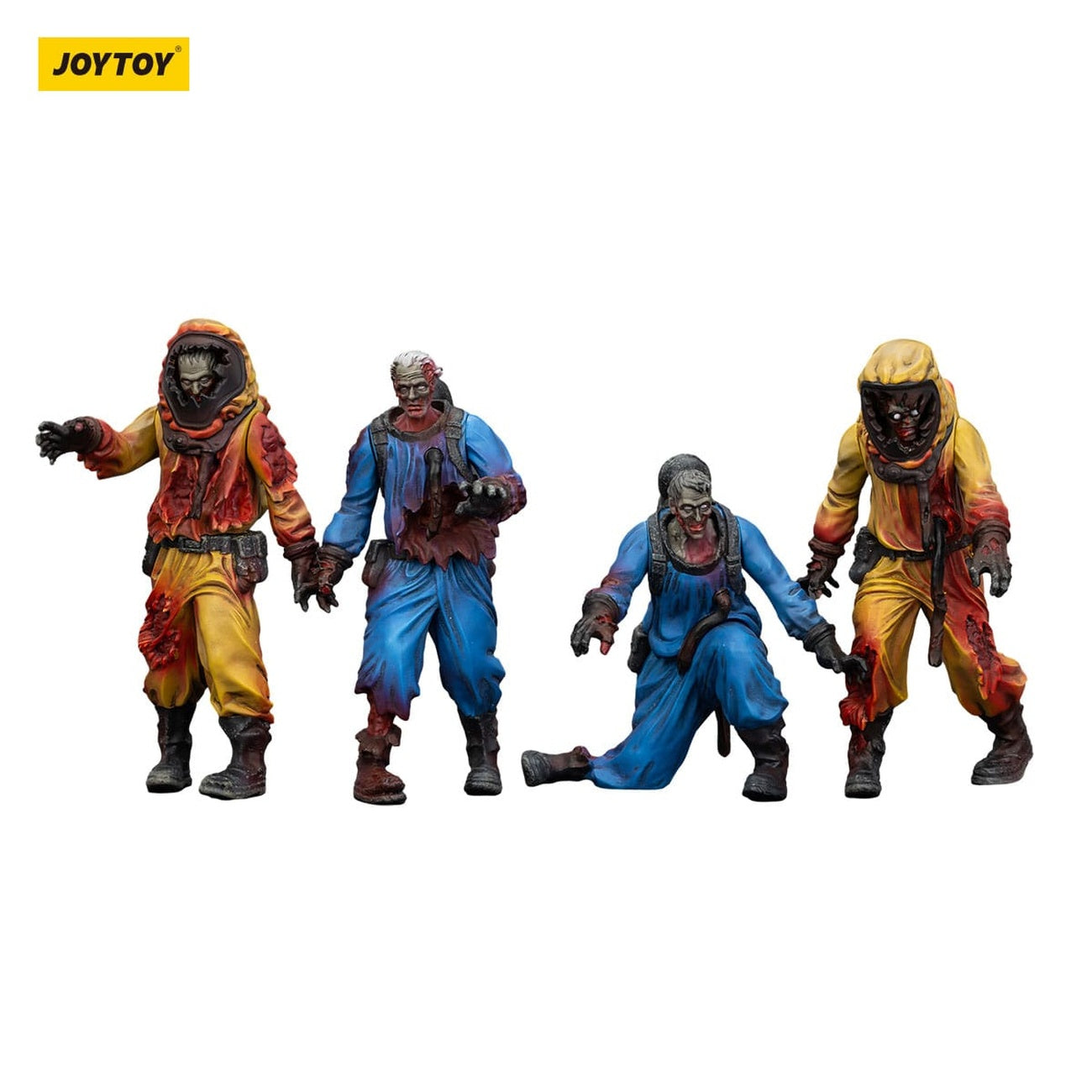 Product image Zombie Dark Source Action Figures 4-Pack Biochemical Lab Team 8 cm