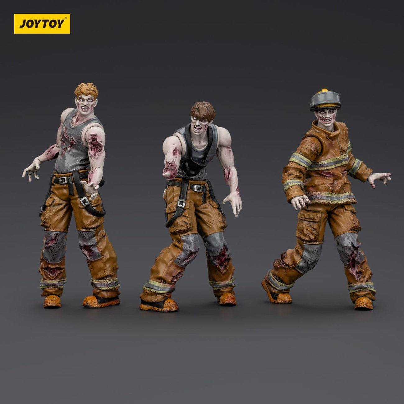 Product image Zombie Dark Source Action Figures 3-Pack Firefighters 8 cm
