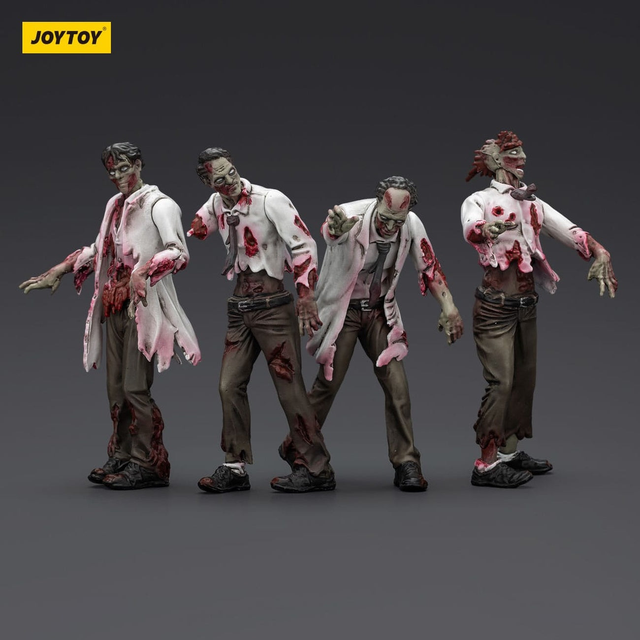 Product image Zombie Dark Source Action Figures 4-Pack Scientists (Male) 8 cm
