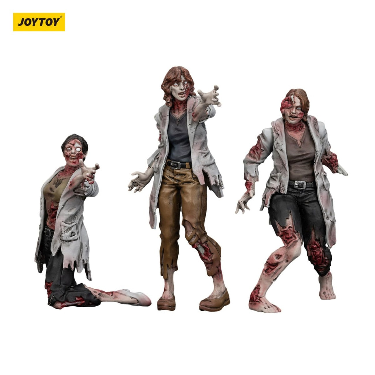 Product image Zombie Dark Source Action Figures 3-Pack Scientists (Female) 8 cm