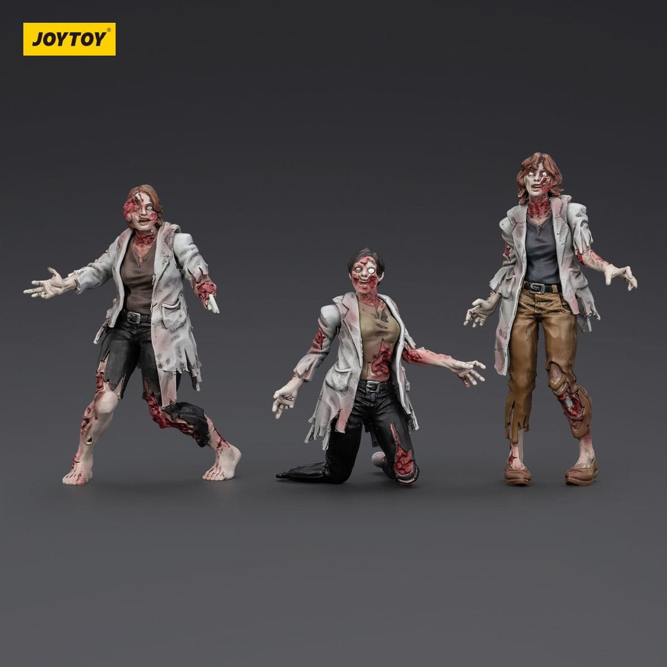 Product image Zombie Dark Source Action Figures 3-Pack Scientists (Female) 8 cm
