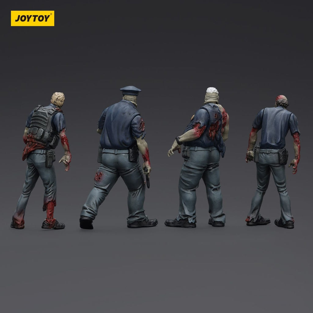 Product image Zombie Dark Source Action Figures 4-Pack Police (Male) 8 cm