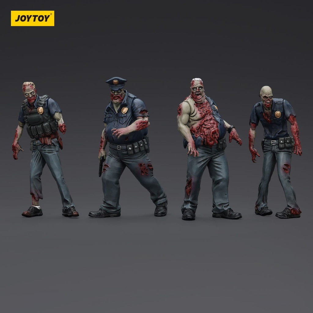 Product image Zombie Dark Source Action Figures 4-Pack Police (Male) 8 cm