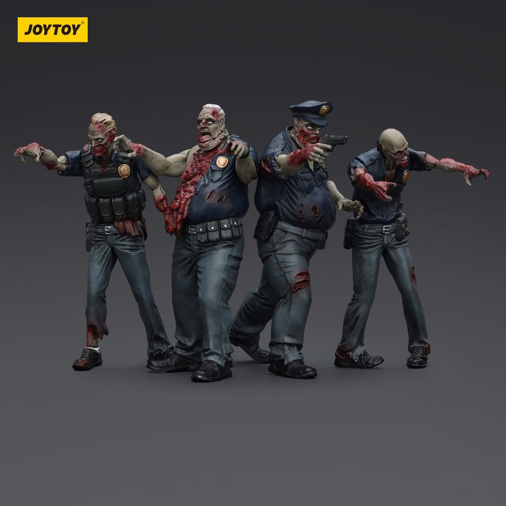 Product image Zombie Dark Source Action Figures 4-Pack Police (Male) 8 cm