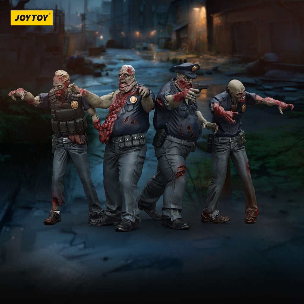 Product image Zombie Dark Source Action Figures 4-Pack Police (Male) 8 cm