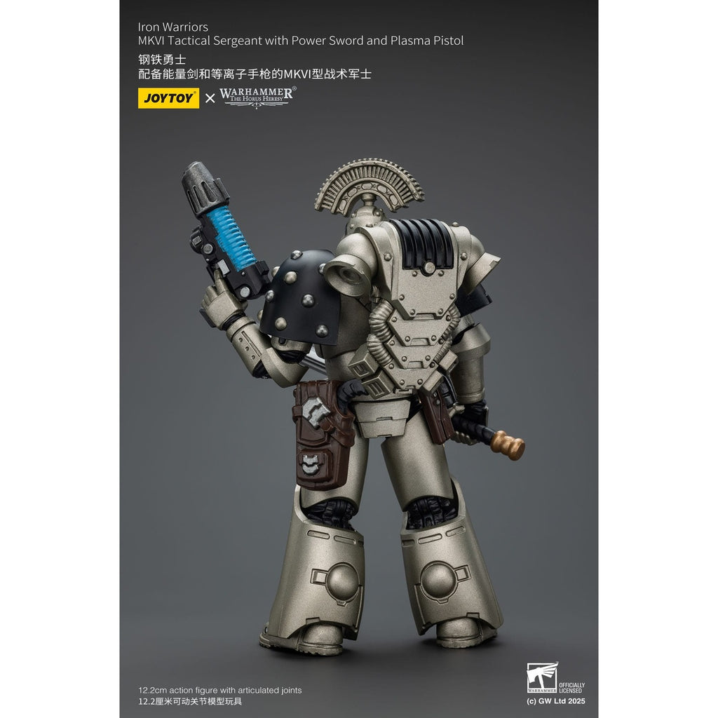 Product image Warhammer The Horus Heresy Action Figure 1/18 Iron Warriors MKVI Tactical Sergeant with Power Sword and Plasma Pistol 12 cm