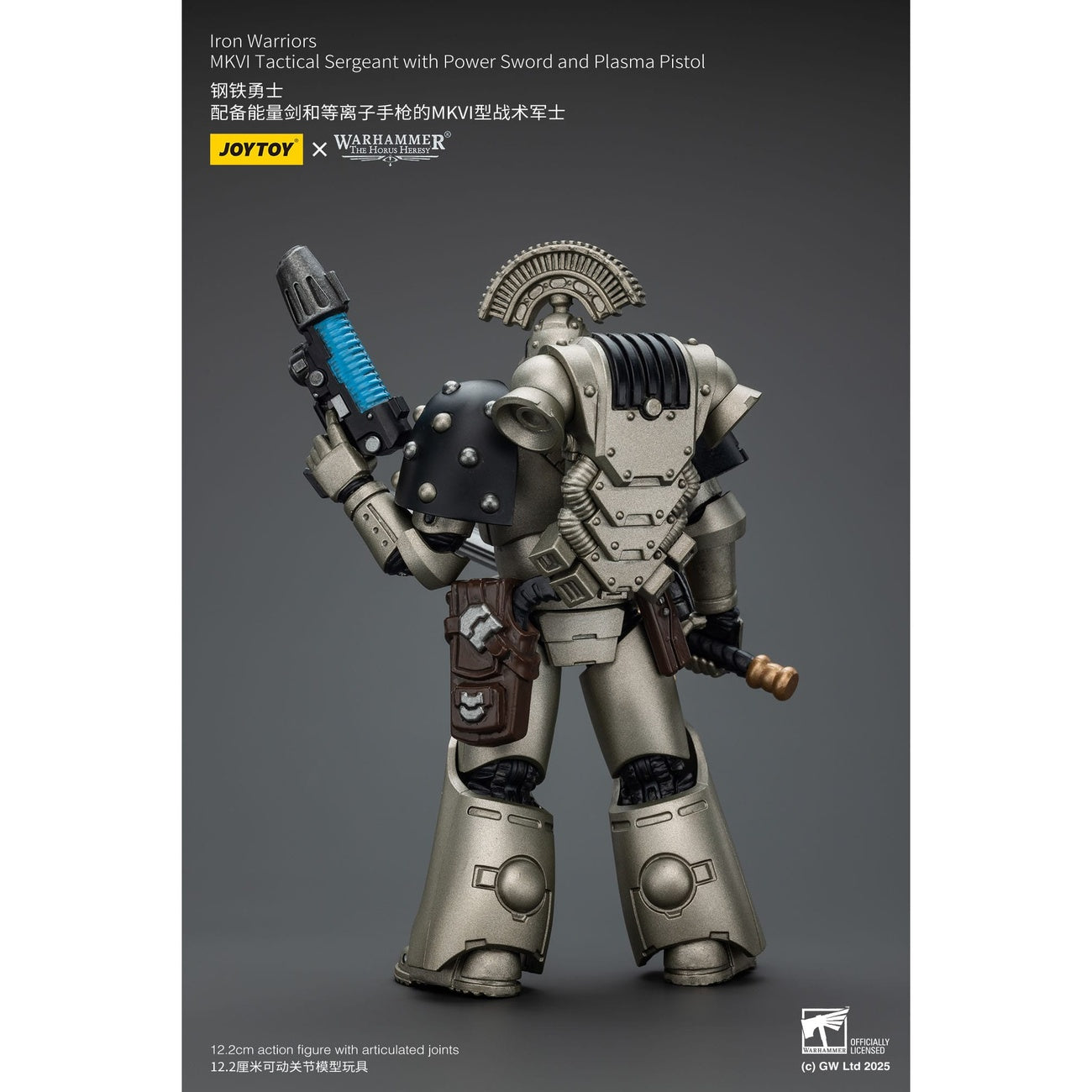 Product image Warhammer The Horus Heresy Action Figure 1/18 Iron Warriors MKVI Tactical Sergeant with Power Sword and Plasma Pistol 12 cm