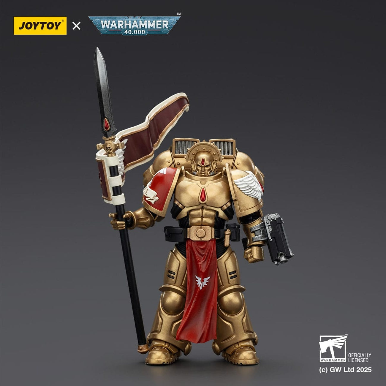 Product image Warhammer 40,000: Combat Patrol Blood Angels Action Figure Sanguinary Guard 3 with Angelus Boltgun and Encarmine Spear 20 cm