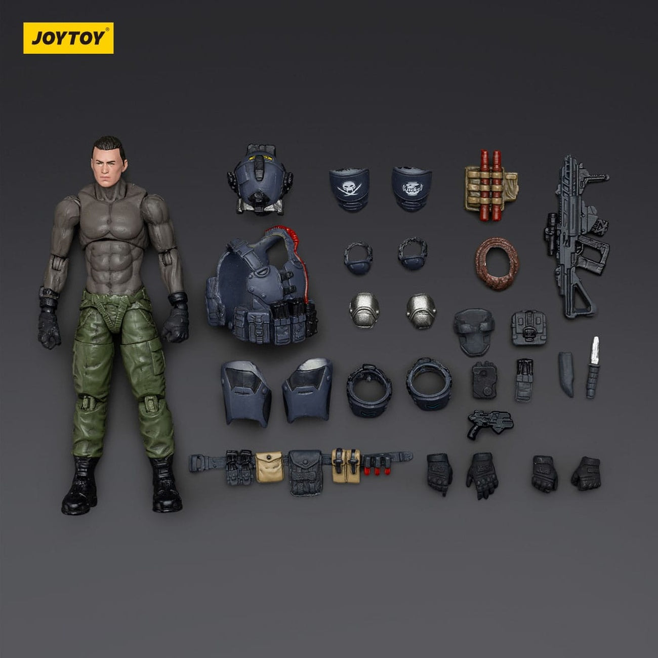 Product image APOC Series Dark Source Action Figure Stellar Scar Assault Team Ghostmanganese 11 cm