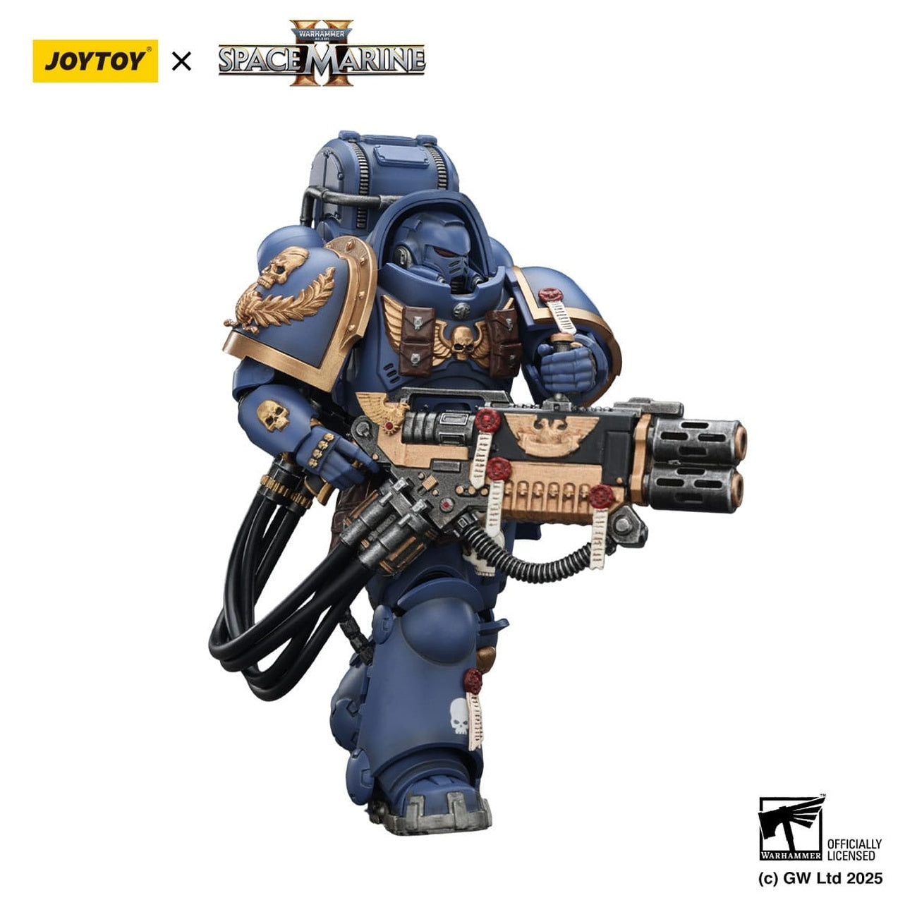 Product image Warhammer 40,000: Space Marine 2 Action Figure Ultramarines Heavy Artificer Armor with Relic Multi-Melta 13 cm