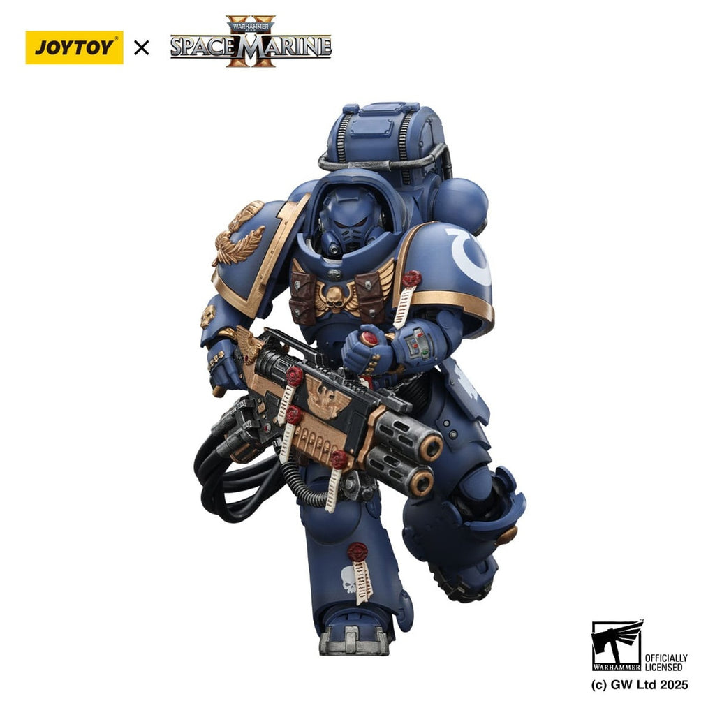 Product image Warhammer 40,000: Space Marine 2 Action Figure Ultramarines Heavy Artificer Armor with Relic Multi-Melta 13 cm