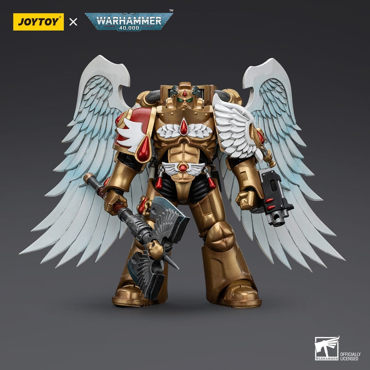 Product image Warhammer 40,000 Action Figure 1/18 Blood Angels Sanguinary Guard with Encarmine Axe 12 cm