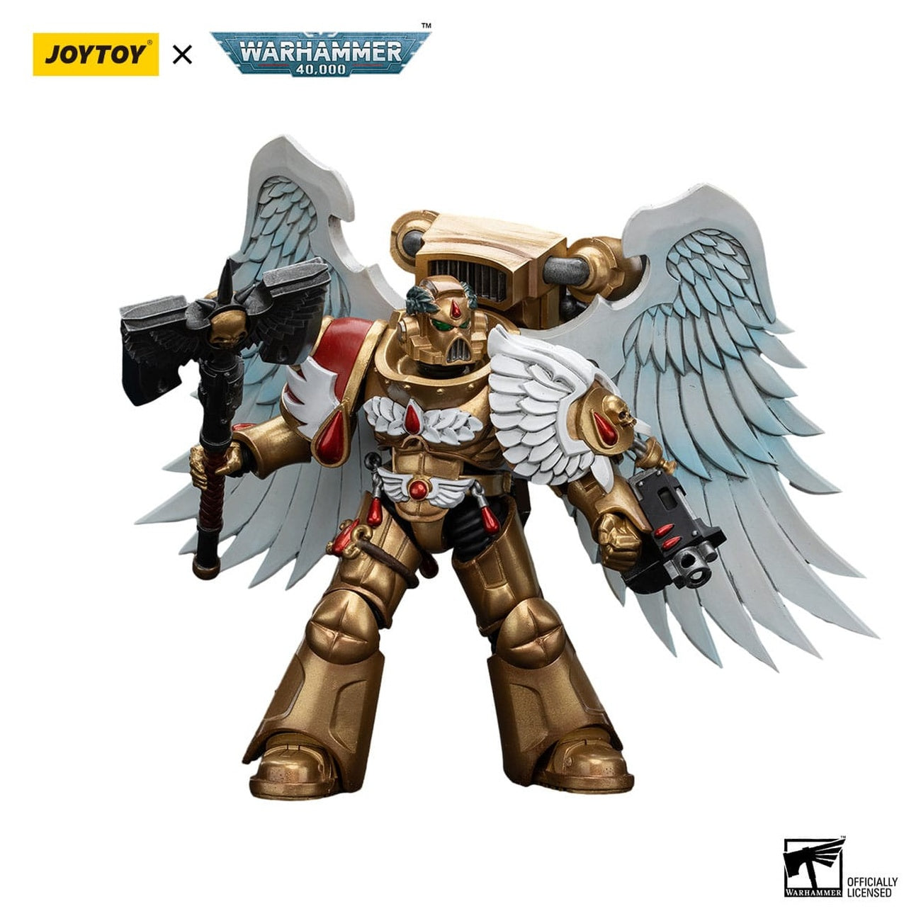 Product image Warhammer 40,000 Action Figure 1/18 Blood Angels Sanguinary Guard with Encarmine Axe 12 cm