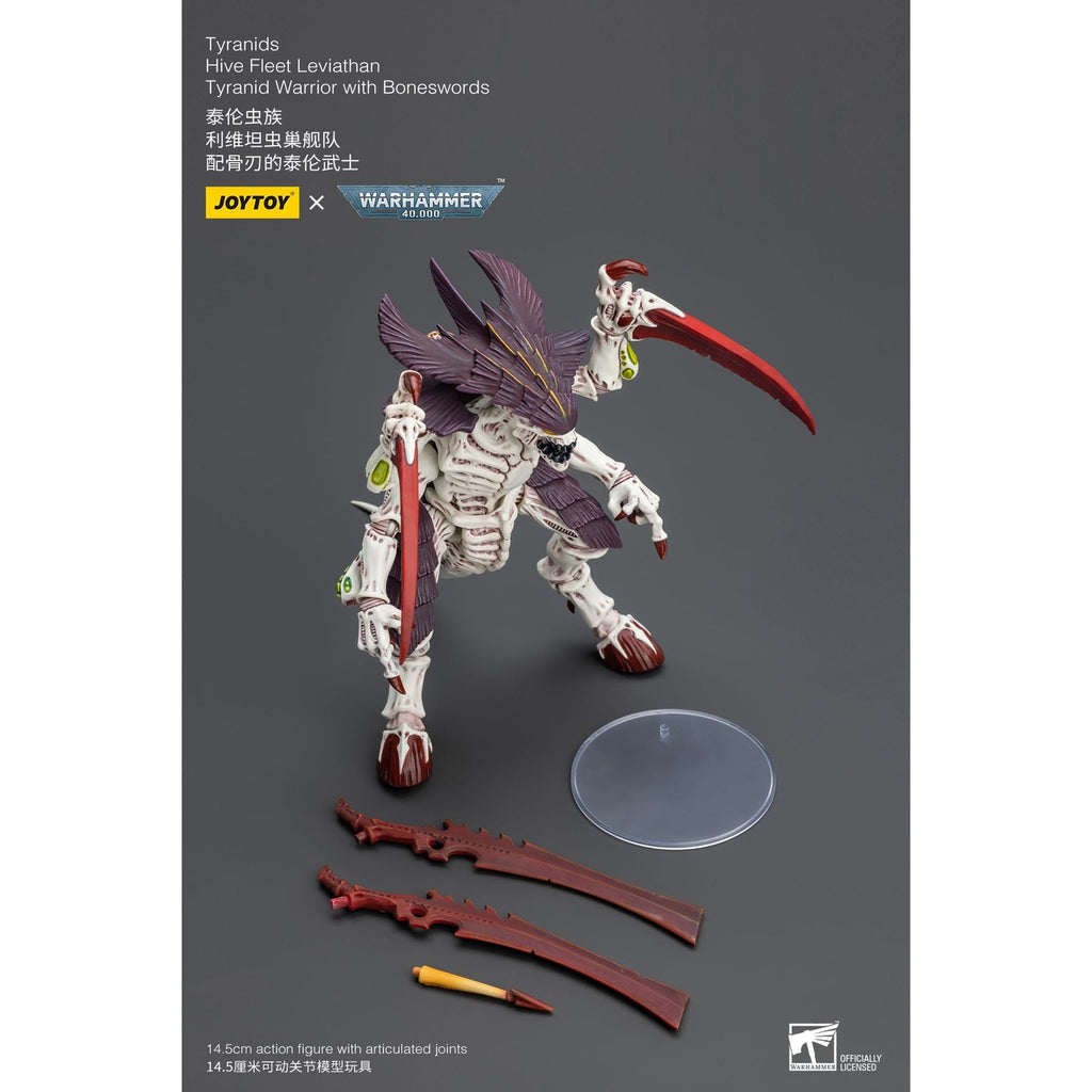 Product image Warhammer 40K Action Figure 1/18 Tyranids Hive Fleet Leviathan Tyranid Warrior with Boneswords 12 cm