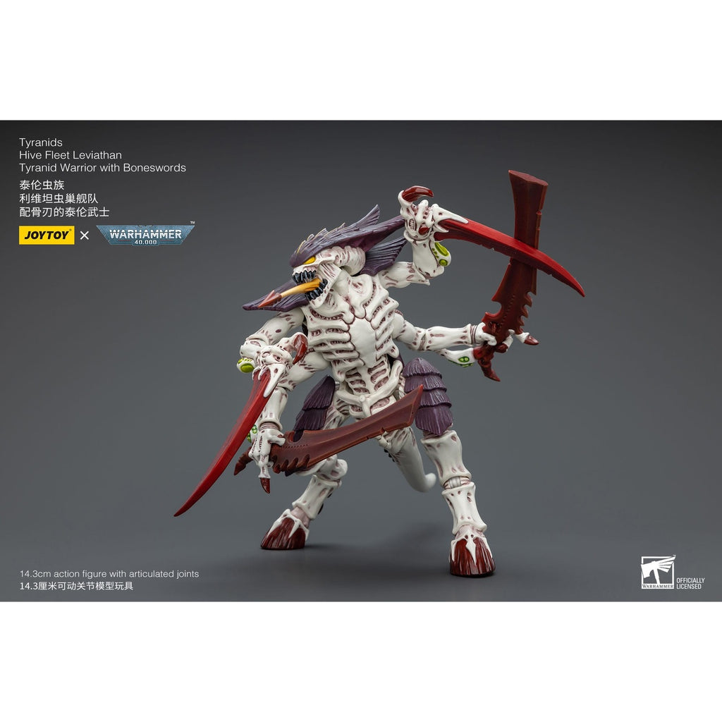 Product image Warhammer 40K Action Figure 1/18 Tyranids Hive Fleet Leviathan Tyranid Warrior with Boneswords 12 cm