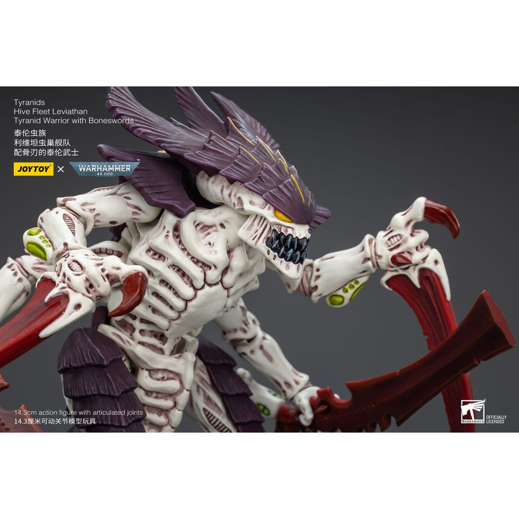 Product image Warhammer 40K Action Figure 1/18 Tyranids Hive Fleet Leviathan Tyranid Warrior with Boneswords 12 cm