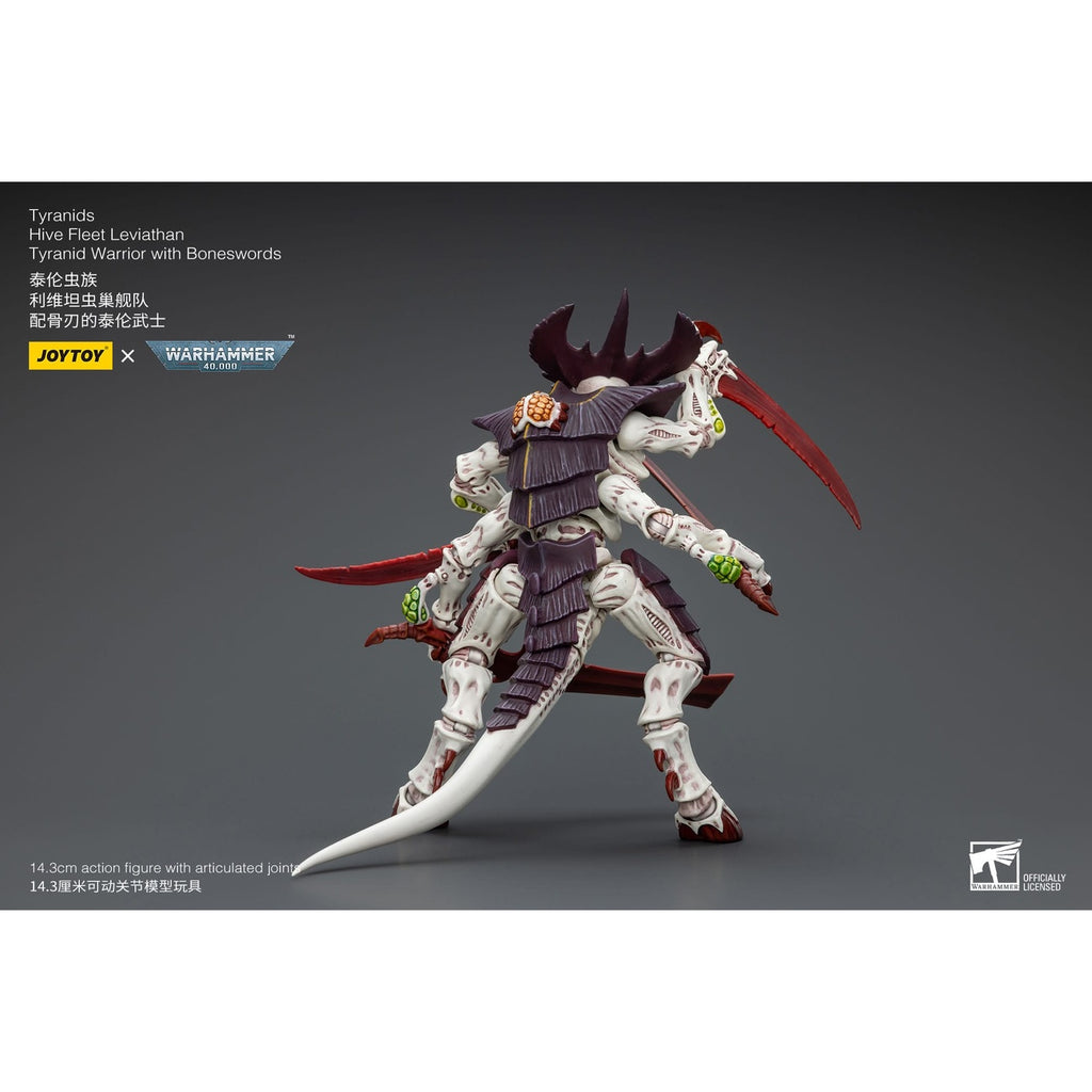 Product image Warhammer 40K Action Figure 1/18 Tyranids Hive Fleet Leviathan Tyranid Warrior with Boneswords 12 cm