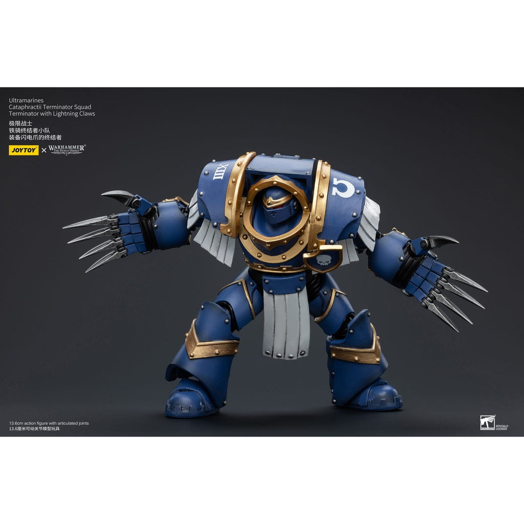 Product image Warhammer The Horus Heresy Action Figure 1/18 Ultramarines Cataphractii Terminator Squad Terminator with Lightning Claws 1