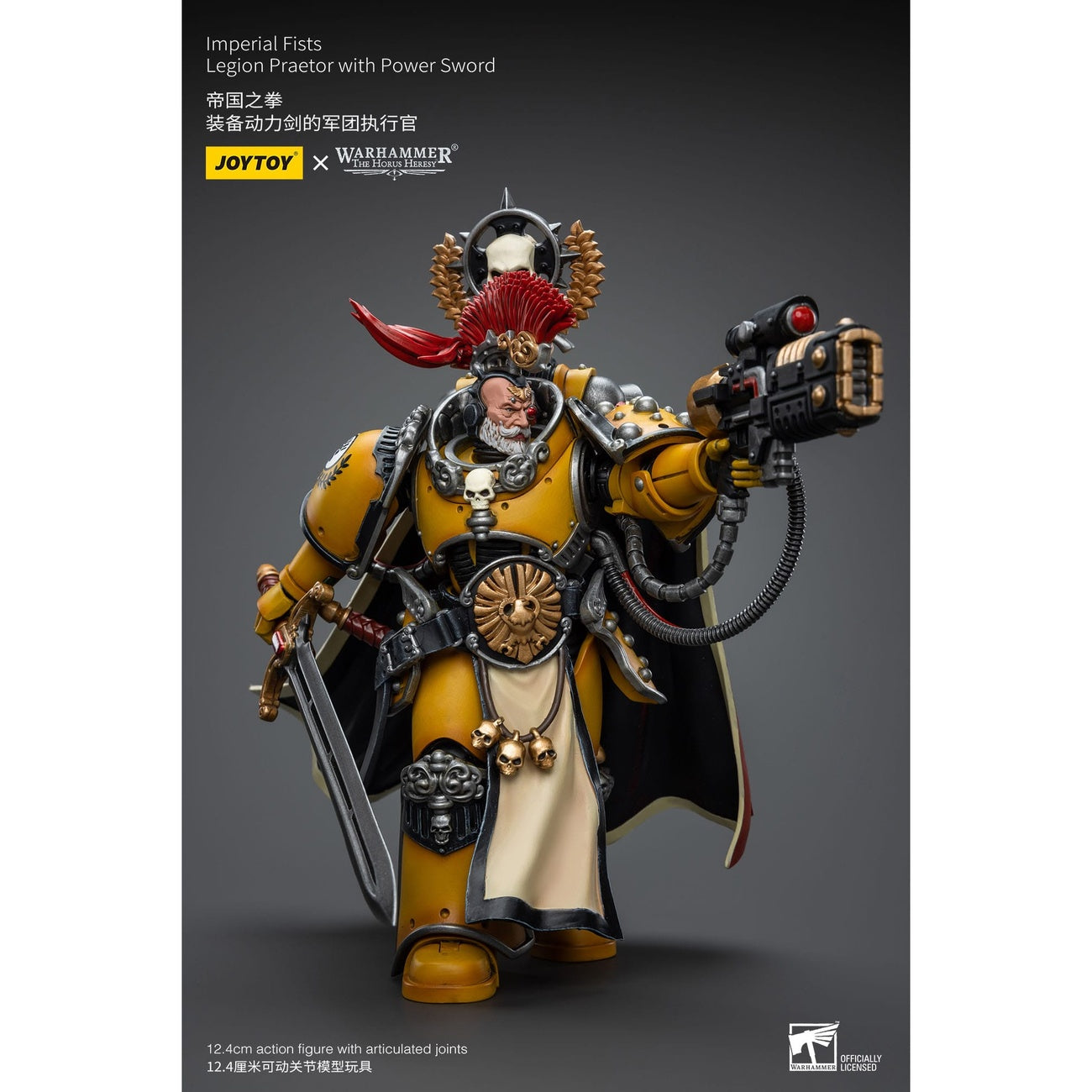 Product image Warhammer The Horus Heresy Action Figure 1/18 Imperial Fists Legion Praetor with Power Sword 12 cm