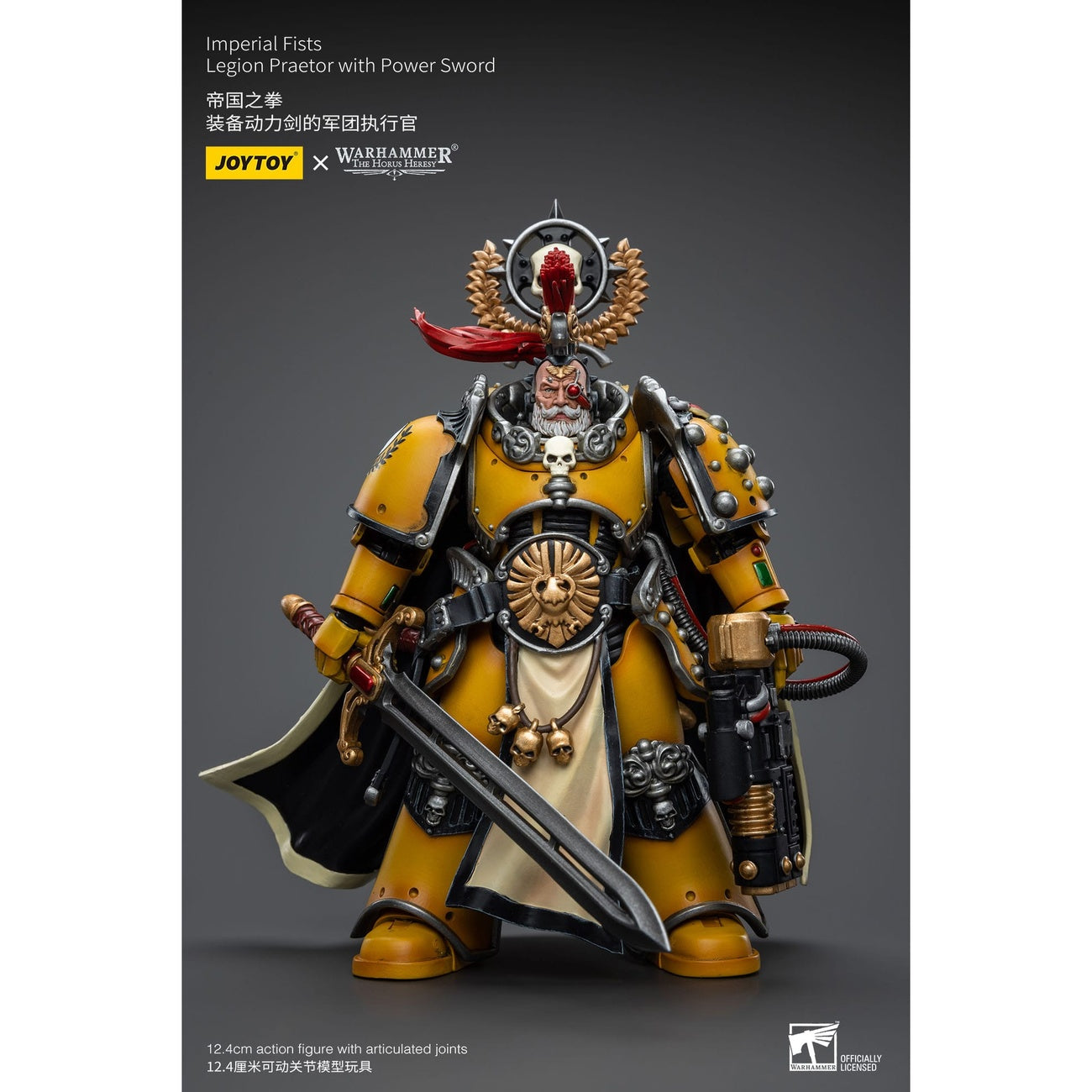 Product image Warhammer The Horus Heresy Action Figure 1/18 Imperial Fists Legion Praetor with Power Sword 12 cm