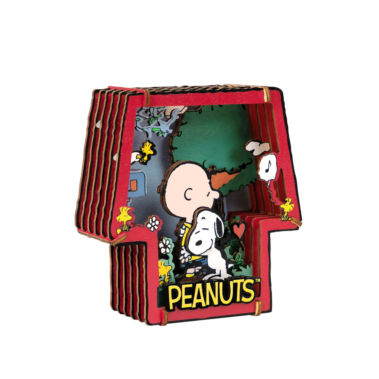 Product image The Peanuts Puremind Model Kit Wooden Theater Healing Hug