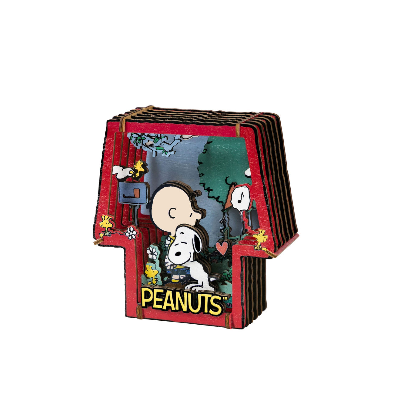 Product image The Peanuts Puremind Model Kit Wooden Theater Healing Hug