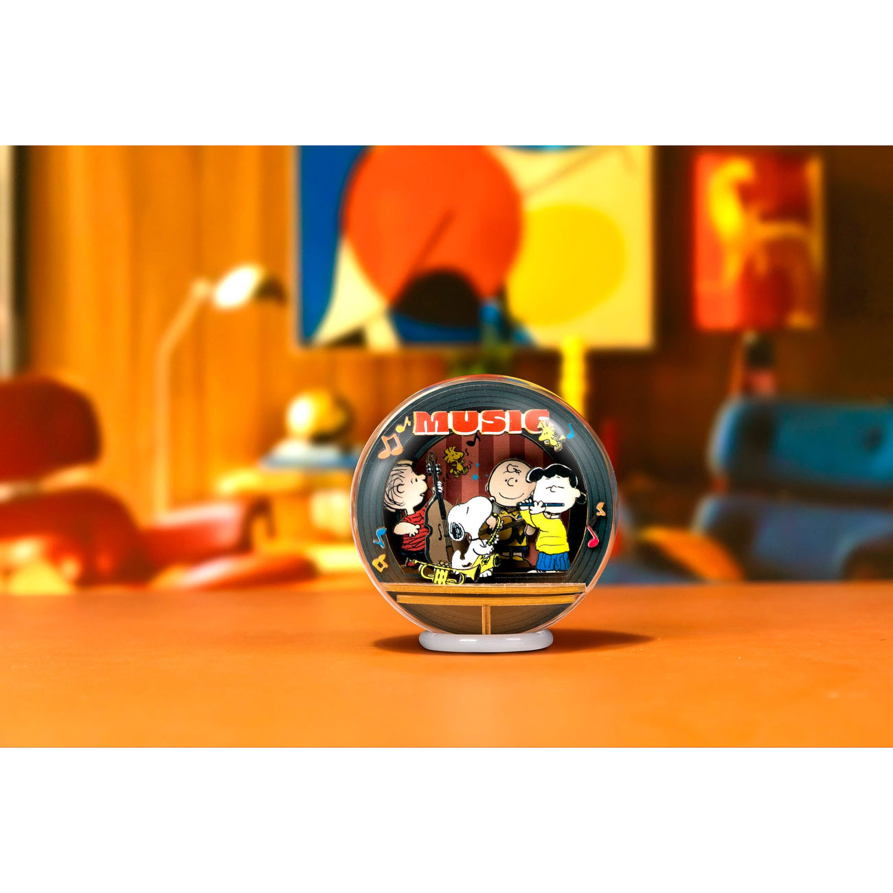 Product image Peanuts Puremind Model Kit Wooden Theater Globe Night of Music