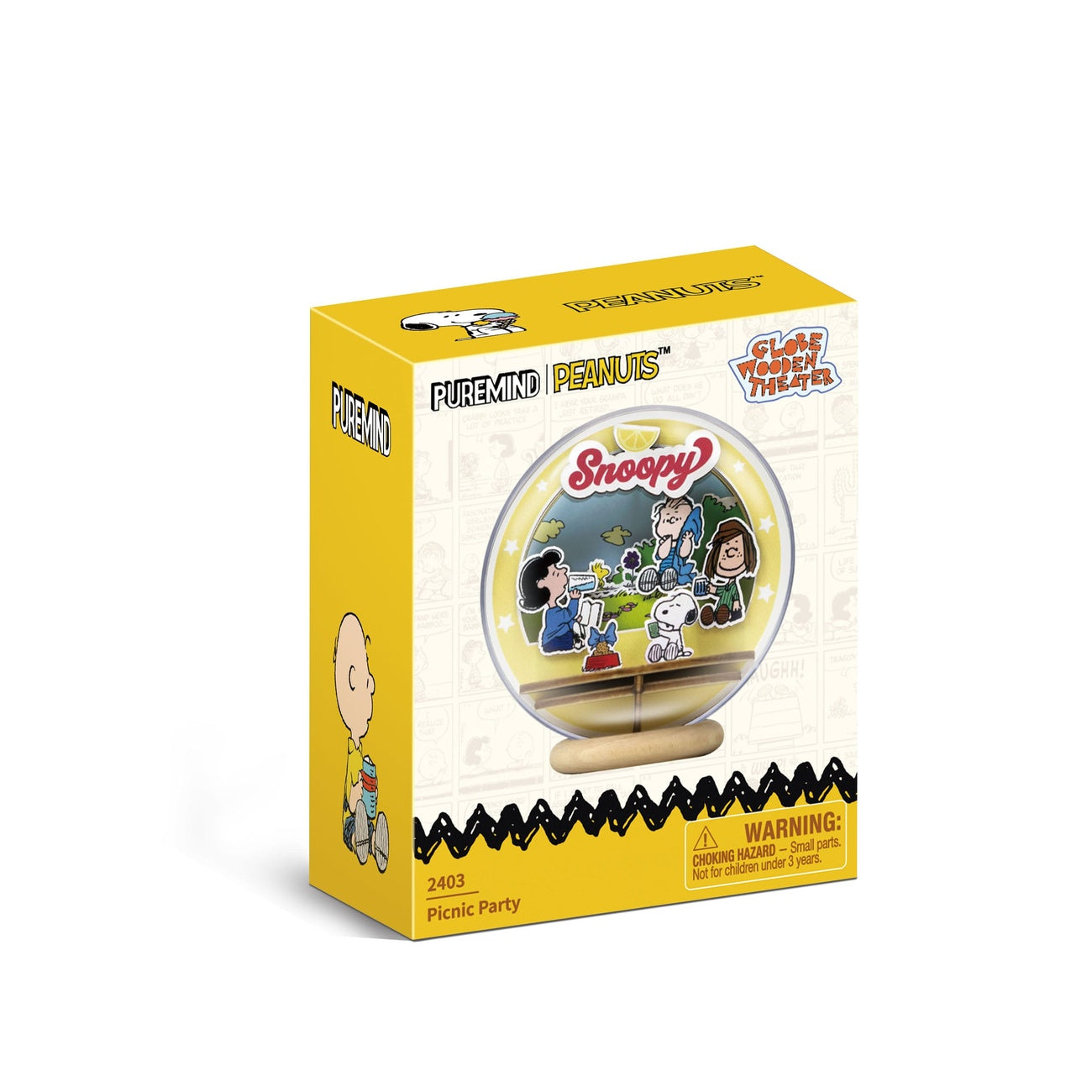 Product image Peanuts Puremind Wooden Theater Globe Picnic Party Model Kit