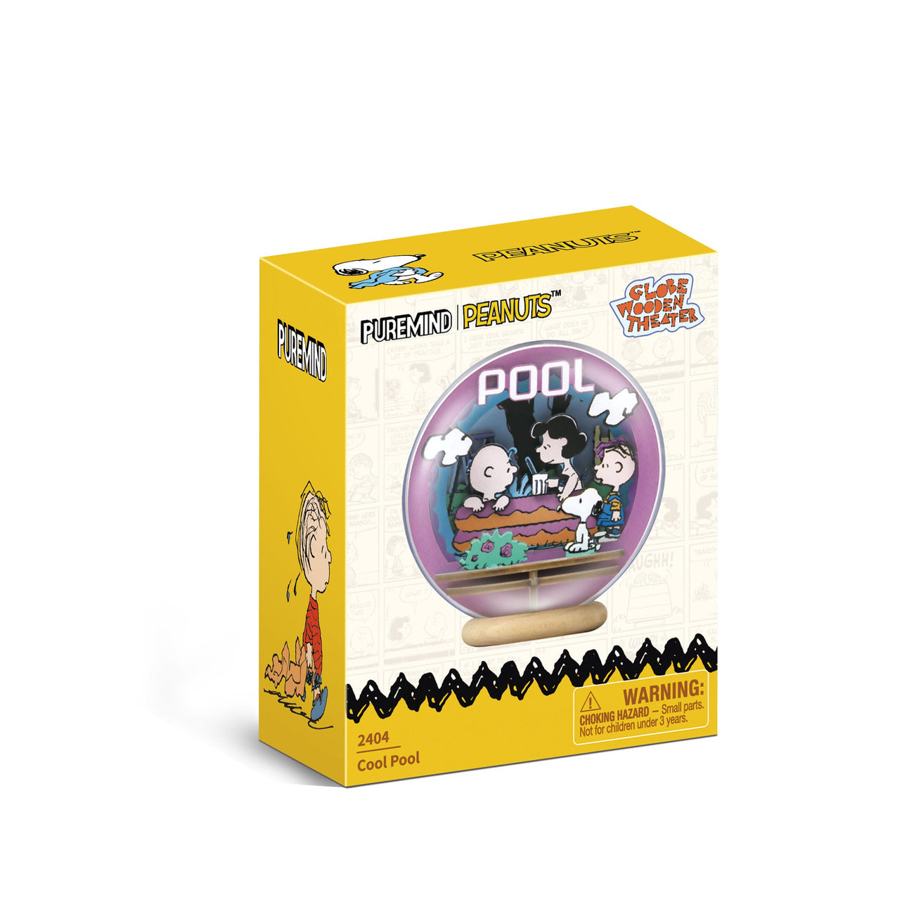 Product image The Peanuts Puremind Model Kit Wooden Theater Globe Cool Pool