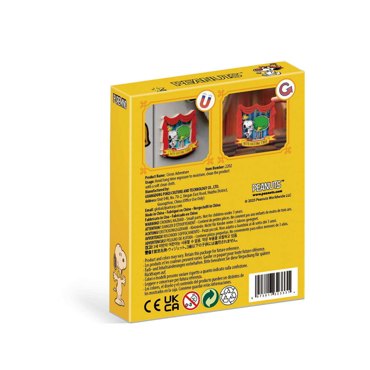 Product image Peanuts Puremind Magnet Circus Adventure