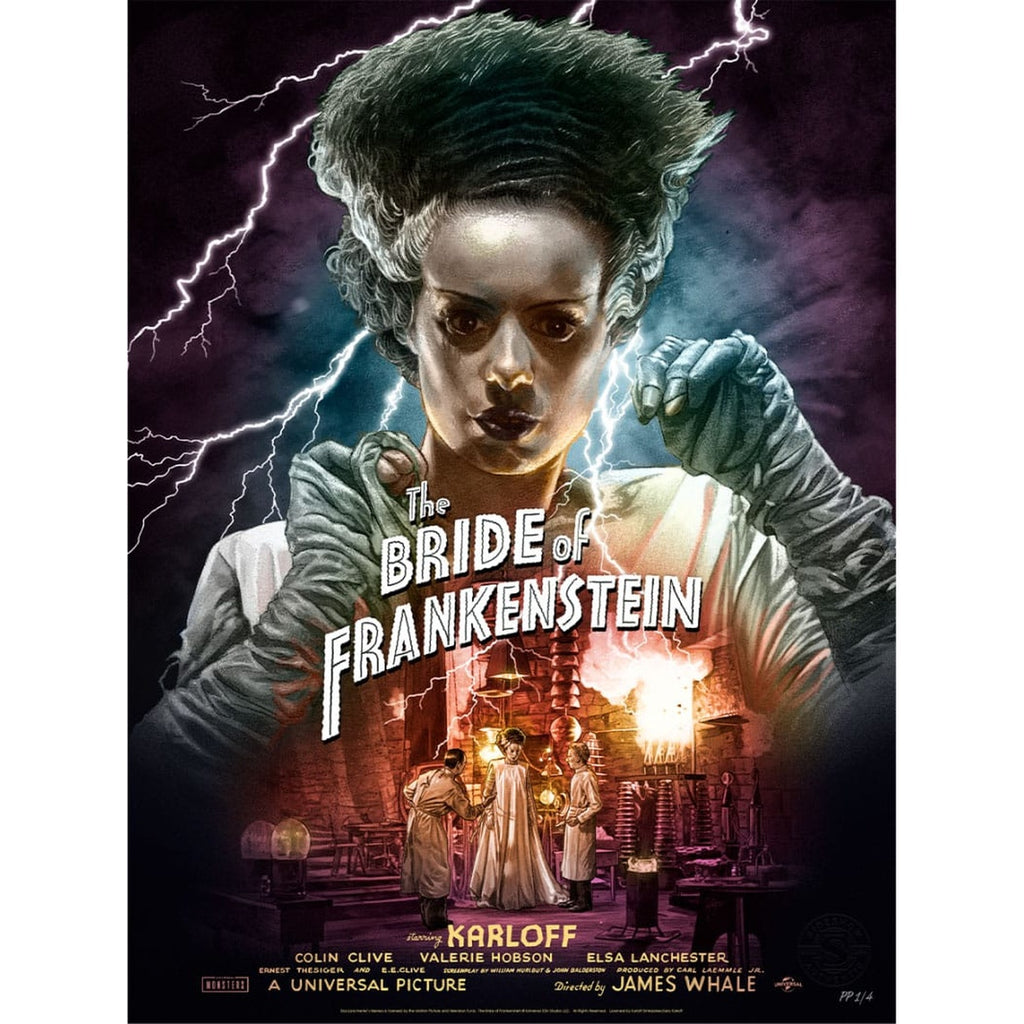 Product image Bride of Frankenstein Art Print (Color Variant) by Ruiz Burgos 61 x 46 cm – unframed
