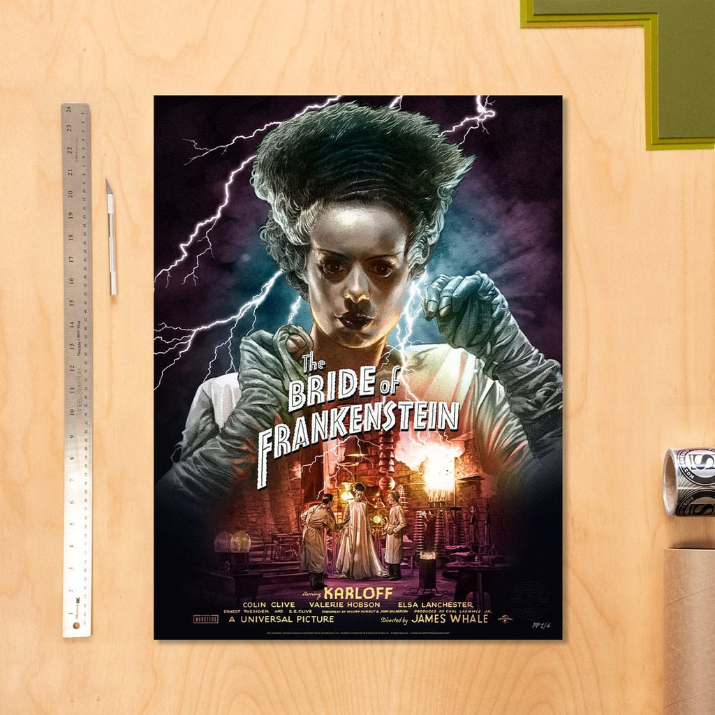 Product image Bride of Frankenstein Art Print (Color Variant) by Ruiz Burgos 61 x 46 cm – unframed