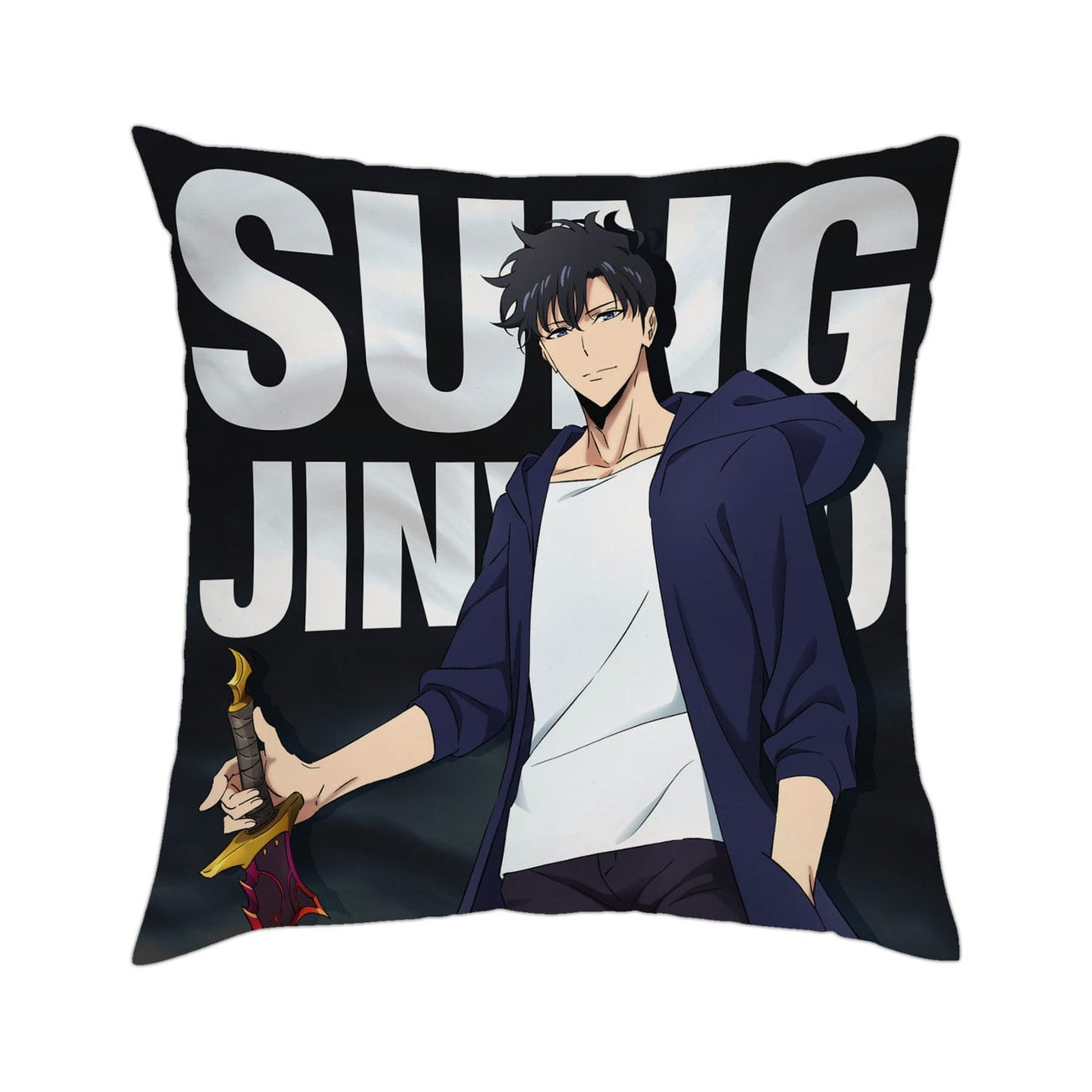 Product image Solo Leveling Cushion Sung Jin-Woo 40 x 40 cm