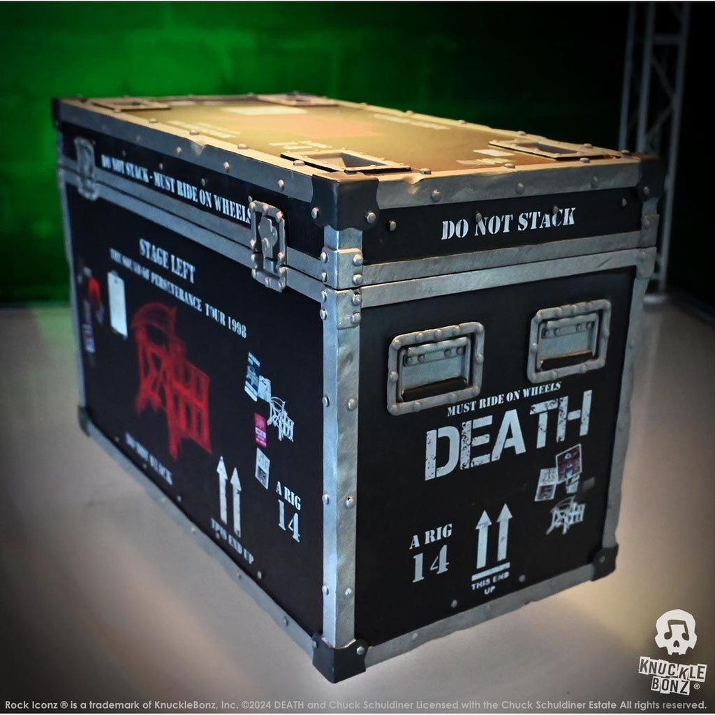 Product image Death Rock Ikonz On Tour Road Case Statue & Stage Background Set The Sound of Perseverance Tour 1998