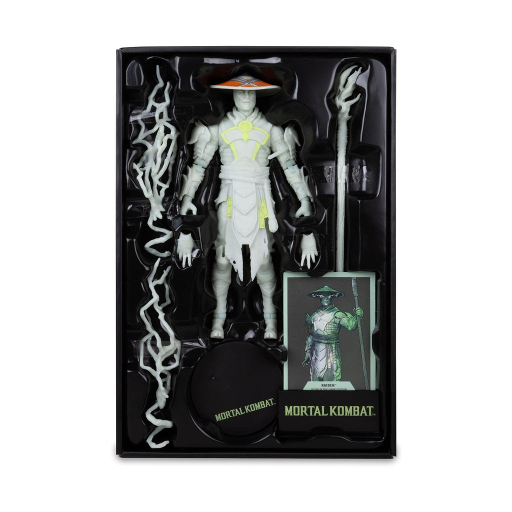 Product image Mortal Kombat Action Figure Glow in the Dark Edition Raiden (Gold Label) 18 cm
